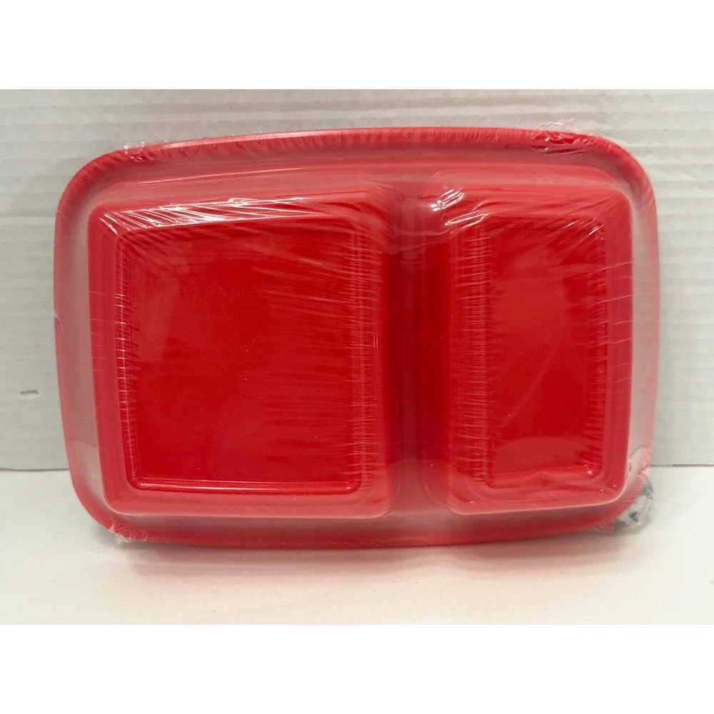Disney Mickey Mouse 4 Piece Meal Prep Containers 25.3oz Two Sections BPA Free